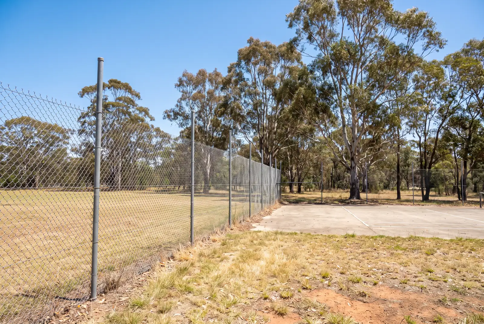Galvanised chainwire fencing